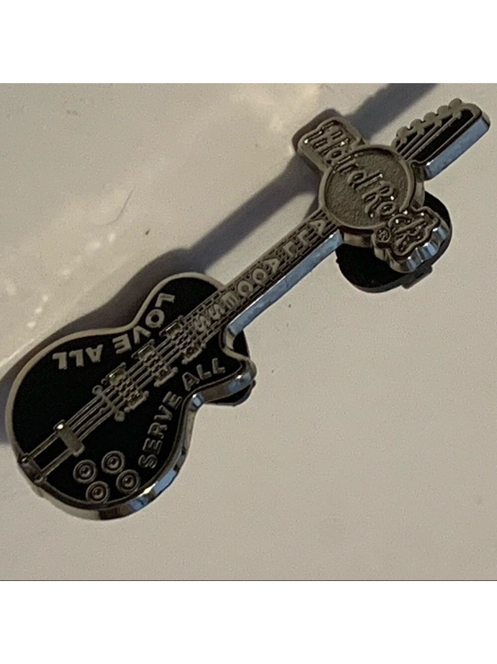 Hard Rock Hotel Les Paul Guitar Pin HRH Chicago Patch Collectible